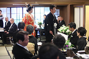 婚礼風景　S家N家